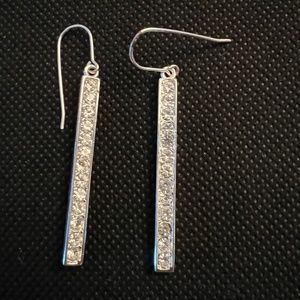 Crystal Column Earrings